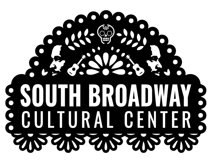 South Broadway Cultural Center black and white logo
