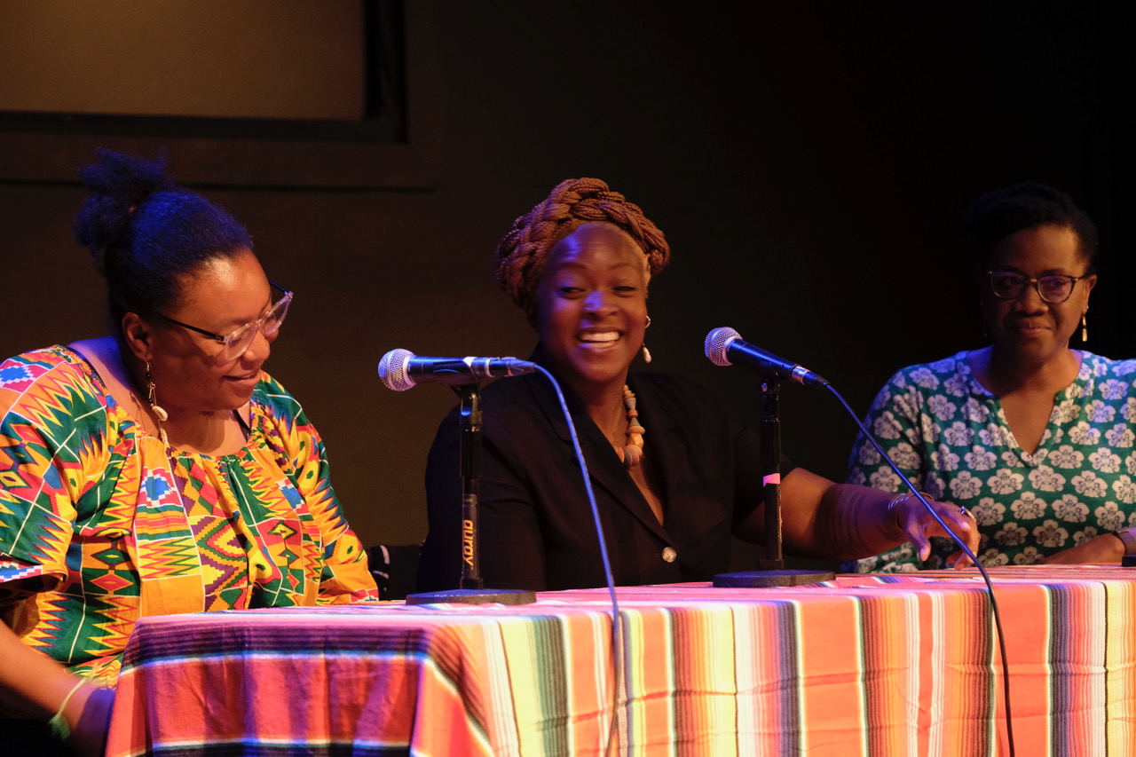 Angelica Mena, Suzanne Barr, Moderator Belinda Wallace