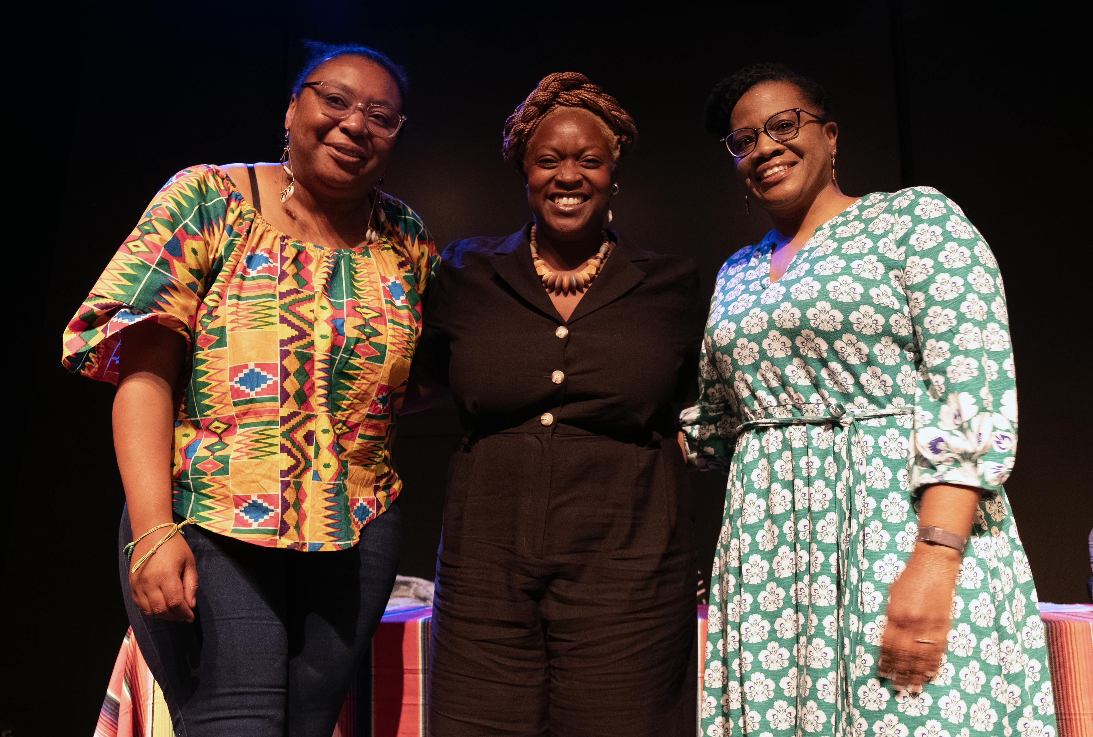 Angelica Mena, Suzanne Barr, Moderator Belinda Wallace